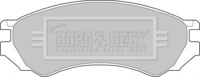 BORG & BECK BBP1272 Тормозные колодки и сигнализаторы для NISSAN BLUEBIRD (T72 , T12, U12) 1.6