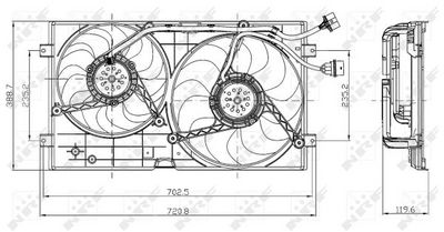 Fan, engine cooling 47403