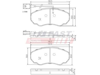 SET PLACUTE FRANA FRANA DISC FAST FT29107 1