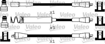 Комплект проводов зажигания VALEO 346661 для OPEL ASCONA