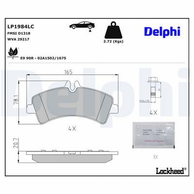 Remblokken set Achter , past: MERCEDES SPRINTER 3,5-T (B906), SPRINTER 4,6-T (B906), SPRINTER 5-T (B906)  VW CRAFTER 30-35, CRAFTER 30-50 1.8-3.5 04.06-12.19