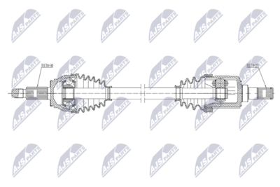 полуоска NTY NPW-KA-435