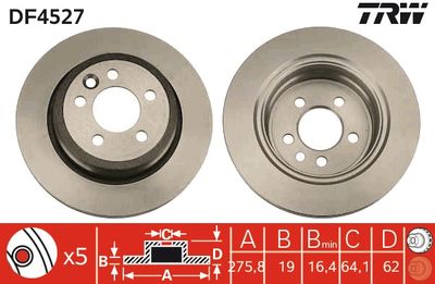 Brake Disc DF4527