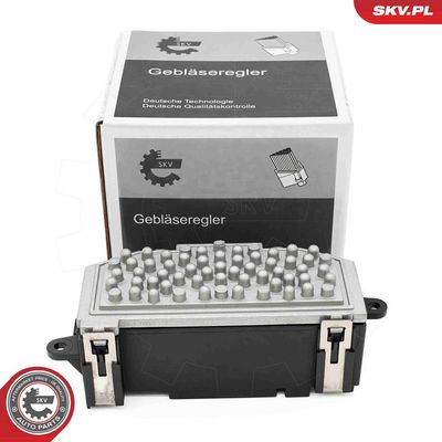 Regulace, vnitřní ventilace SKV 94SKV137