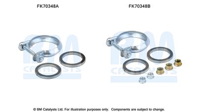 Монтажен комплект, изпускателна тръба BM Catalysts FK70348