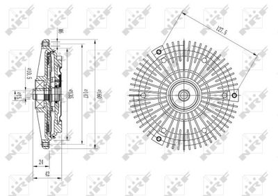 Clutch, radiator fan 49615