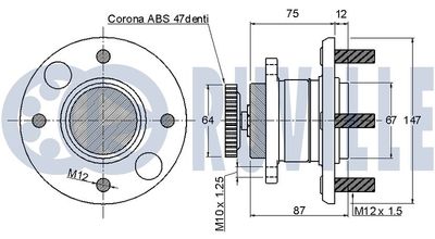 RADLAGERSATZ RUVILLE 221076 1