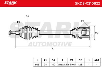 полуоска STARK SKDS-0210822
