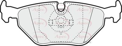 Brake Pad Set APEC PAD590