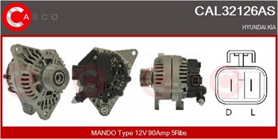 GENERATOR / ALTERNATOR CASCO CAL32126AS