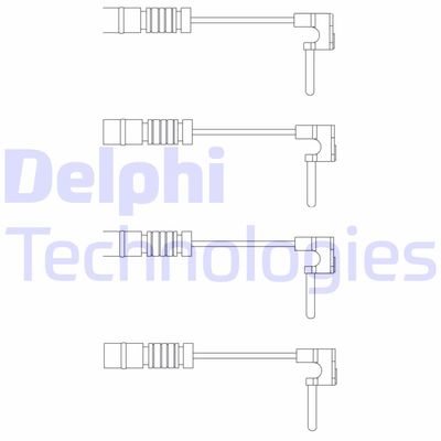 Сигнализатор, износ тормозных колодок DELPHI LZ0120 для MERCEDES-BENZ T2/L