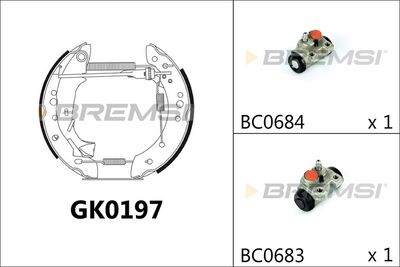 SET SABOTI FRANA BREMSI GK0197