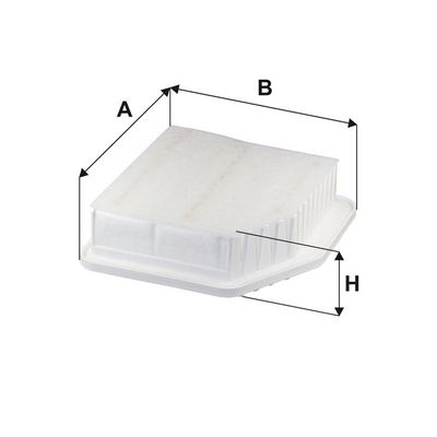 Luchtfilter (Patroon) past: LEXUS IS II, IS III  TOYOTA RAV 4 III, RAV 4 IV 2.0D/2.2D/2.5H 08.05-09.20