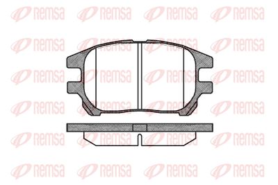 KAWE 0972 00 Тормозные колодки и сигнализаторы  для LEXUS RX (MCU15) 300 (MCU10_)