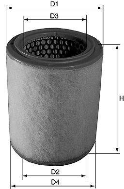 FILTRU AER DAVID VASCO A197 2