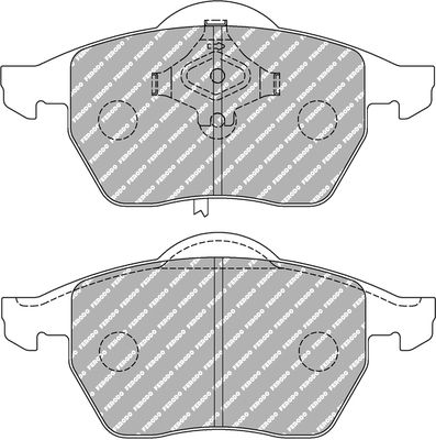 Sada brzdových destiček, kotoučová brzda FERODO RACING FDS1323