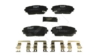 комплект спирачно феродо, дискови спирачки HART