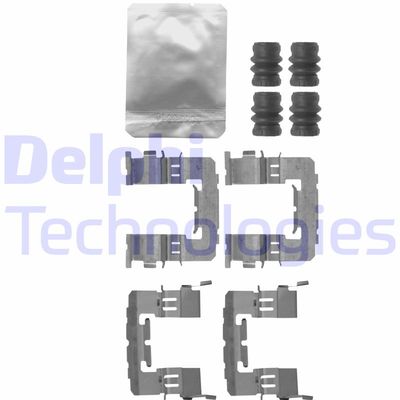 Комплектующие, колодки дискового тормоза DELPHI LX0645 для SUBARU XV