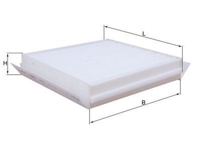 Filtr, wentylacja przestrzeni pasażerskiej KNECHT LA 96