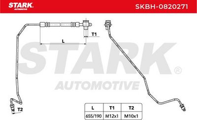 спирачен маркуч STARK SKBH-0820271
