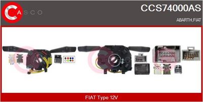 Spínač řízení CASCO CCS74000AS