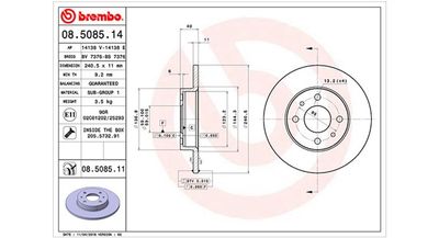 DISC FRANA MAGNETI MARELLI 360406021600