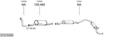 Układ wydechowy BOSAL SYS18306