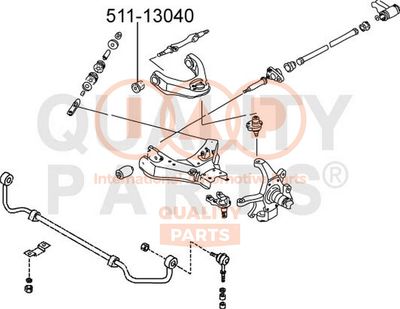 IAP QUALITY PARTS 511-13040 Сайлентблок рычага для IVECO TRAKKER AD 720T50 T, AT 720T50 T, AT 720T50 TP, AT 720T50 HT IAP QUALITY PARTS 511-13040 Сайлентблок рычага для IVECO TRAKKER AD 720T50 T, AT 720T50 T, AT 720T50 TP, AT 720T50 HT