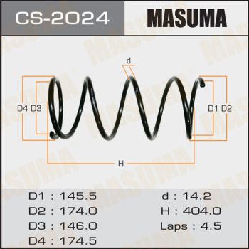 Пружина ходовой части MASUMA CS-2024 для NISSAN CEFIRO