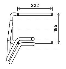 SCHIMBATOR CALDURA INCALZIRE HABITACLU AVA QUALITY COOLING KA6276