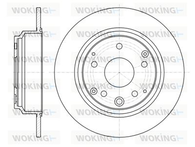 Тормозной диск WOKING D61090.00 для HONDA (GAC) ODYSSEY
