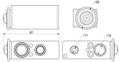 SUPAPA EXPANSIUNE CLIMA MAHLE AVE18000P 1