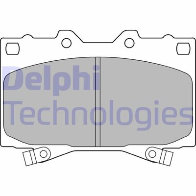 Комплект тормозных колодок, дисковый тормоз DELPHI LP1308 для TOYOTA TUNDRA