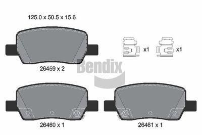 BENDIX Braking BPD2384 Тормозные колодки и сигнализаторы для KIA SORENTO IV (MQ4, MQ4A) 2.5 MPI BENDIX Braking BPD2384 Тормозные колодки и сигнализаторы для KIA SORENTO IV (MQ4, MQ4A) 2.5 MPI