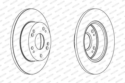 DISC FRANA FERODO DDF1390 1