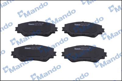 комплект спирачно феродо, дискови спирачки MANDO MPT08NS