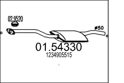 TOBA ESAPAMET INTERMEDIARA MTS 0154330