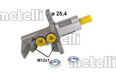 Hlavní brzdový válec METELLI 05-0889