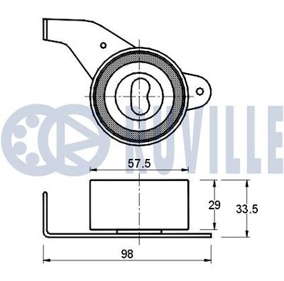 ROLA INTINZATOR CUREA DISTRIBUTIE RUVILLE 540330 1