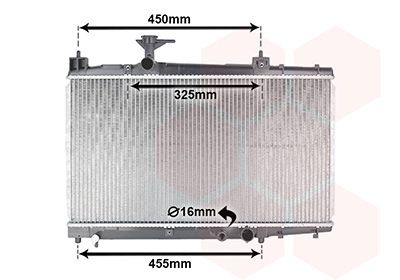 KüHLER MOTORKüHLUNG VAN WEZEL 53002317