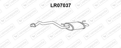 VENEPORTE LR07037 Глушитель выхлопных газов  для LAND ROVER RANGE ROVER II (P38A) 4.0 4x4