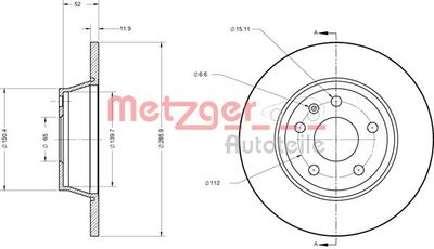 Brake Disc 6110574