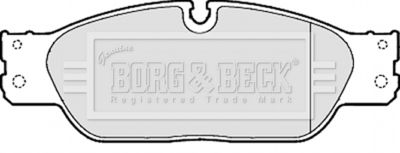 BORG & BECK BBP1869 Тормозные колодки и сигнализаторы  для JAGUAR S-TYPE II (X200) 2.7 D