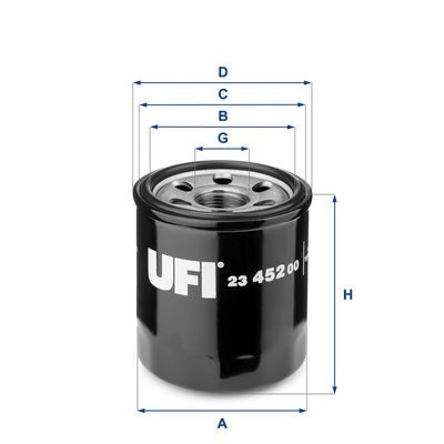 Filtr oleju UFI 23.452.00 produkt