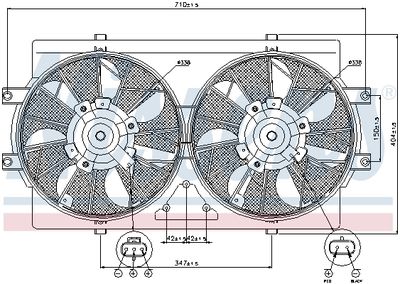 VENTILATOR RADIATOR NISSENS 85388 6