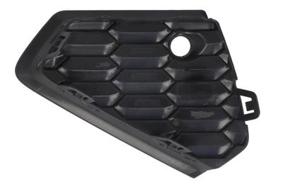 Voorbumper afdekking Achter Links (met parkeersensor gaten, black-matt, S-LINE) past: AUDI A3 8Y 05.20-02.24