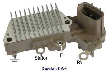 Régulateur d'alternateur WAI — 12V, 6,5cm