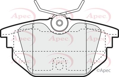 Brake Pad Set APEC PAD1058