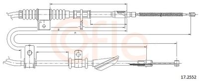 CABLU FRANA DE PARCARE