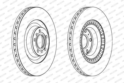 DISC FRANA FERODO DDF1572C1 1